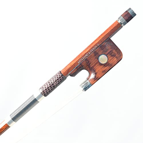 ARTIGIANO&VIOLIN Arco híbrido de fibra de carbono para violonchelo con rana Snakewood AW-403