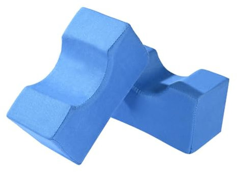 MOLUCKFU Kissen Zum Hochlagern Der Beine Fußheberkissen Knöchel Anti Dekubitus Kissen Für Bequeme Beinstütze Und Unterstützung Älterer Bettlägeriger Patienten Blau Ideal Zur Druckentlastung Und Des