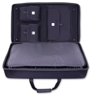 Protekt Bag for Alpha Theta DDJ-GRV6 with Internal Pockets BGRV6IP DJ Hard Carry Bag for Pioneer DJ Controller, Pockets for Laptop, Headphones, Cables