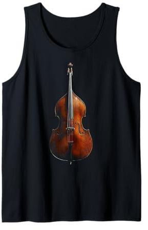 Motif Instrument de Musique contrebasse Débardeur