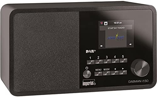 IMPERIAL DABMAN i150 Internetradio digital radio (Internet, DAB+/DAB, FM, USB, WLAN, 2,8 tum färgdisplay) svart