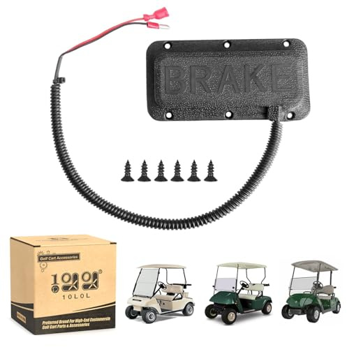 10L0L Universal Golf Cart Brake Light Pad Switch for Yamaha, EZGO, Club Car