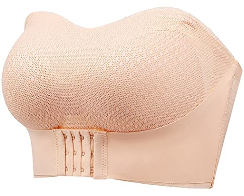 ZESLIV Soutien-Gorge Bandeau sans Bretelles pour Femme - sans Armatures - Grandes Tailles - Bustier Push-up