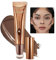 Anglicolor Contouring Viso Con Applicatore a Cuscino,Contouring Viso Stick Facile da Applicare,Aspetto Naturale,Si Mescola Bene,Leggero,Lunga Durata,Vegano & Senza Crudeltà (03#LIGHT MEDIUM, 12ml)