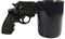 Revolver Kaffeebecher - Pistolen-Tasse in Schwarz