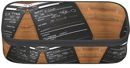 GFXEDSAH Estuche organizador de tela Oxford, multiusos, diseño de tablilla de películas, Black, Talla única, Funda para llave