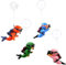 ZHjuju Aquarium Dekoration,4 Stück Aquarium Taucher Deko Aquarium Taucher Ornament Netter Kleiner Taucher Schwimmende Aquariendekorationen für alle Arten von Fischen und Aquarien, Schwimmbecken