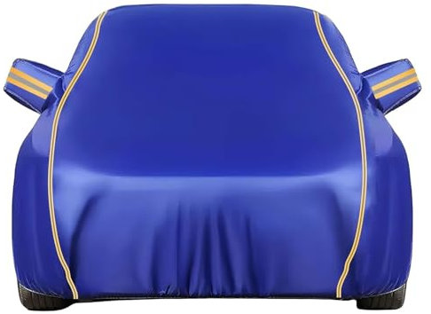 Bache Voiture Personnalisée Pour Honda Prelude 4 1992-1996 , Coupe-vent Housses Extérieures Complètes Résistant Aux Rayures Et Ignifuge Durable Intérieur Et Extérieur Protection Du Véhicule(Blue)