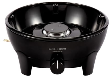 CADAC - Glamp Chef 40-50mBar - Tragbare Grills - GreenGrill-Keramikbeschichtung - Automatische Zündung - Inkl. Tragetasche - Campingplatz - BBQ-Must-Haves