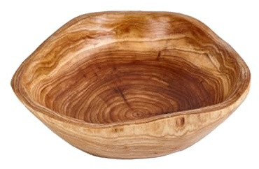 Insalatiera rustica in legno, contenitore per alimenti naturale, per mescolare e servire frutta, verdura, snack e articoli per la casa, accessorio decorativo per cucina, fattoria