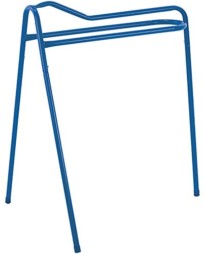 Perry Equestrian Unisex's 539-0000BL No.539 Collapsible/Portable Saddle Stand, Blue, one size