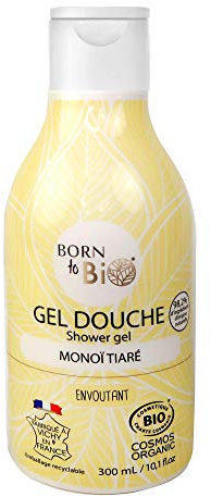 Gel Douche Monoï Tiaré, Bio Certifié Ecocert, 300 ml