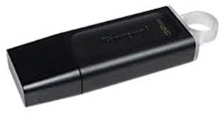 Kingston DataTraveler Exodia DTX/32GB Flash Drive USB 3.2 Gen 1 - with Protective Cap and Keyring in Multiple Colours, black
