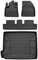 OMAC Fußmatten & Kofferraumwanne Set kompatibel mit Citroen C4 Picasso 2013-2019 Gummi 4X