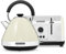 Morphy Richards Venture Retro 4 Slice Toaster, Radio Dial, Variable Browning Control, Width Slots, Removable Crumb Tray, 1900W, Onyx and Nickel, 240334