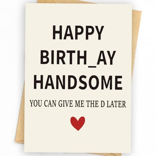 WowBefun Gifts for Him | Funny Birthday Card & Gifts for Men Husband Boyfriend Him, Happy Bday Card
