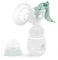 Tiralatte manuale KikkaBoo ELSIE, tiralatte con 2 modalità, potenza di aspirazione regolabile, morbido cuscinetto in silicone, portatile, compatto
