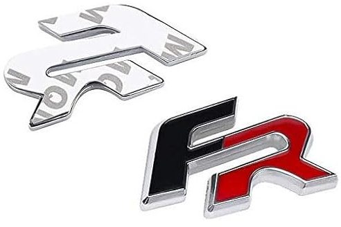 SANNITOU Car Emblems for Seat Ibiza Altea Leon FR - Front and Rear Emblems Logos