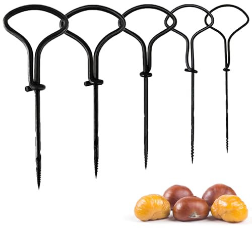 Kastanienbohrer Set,Kastanien Bastelset Kinder, Kastanienbohrer Kinder,Kastanienbohrer,Bohrer für Kastanien 1,5-5mm,Kastanien Bastelset,Handbohrer Kastanienbohrer,Für Kinder DIY Kastanienhandwerk,5pc