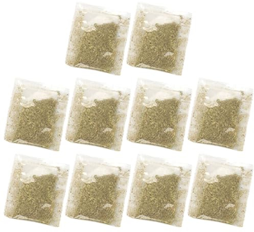 Lot de 10 sachets de friandises à l'herbe à chat à la menthe pour stimuler la curiosité et l'énergie de votre animal de compagnie
