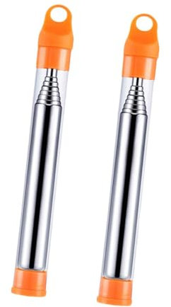 Sharplace Fire Bellowing Tool Air Bellows Fire Blower Grill Hand Bellow Pump Picnic Outdoor Indoor Garden Fire Starter Fireplace Blower, Orange