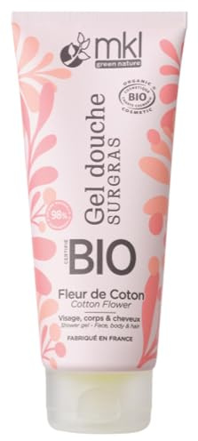 MKL Green Nature Gel Douche Surgras Fleur de Coton Bio 200 ml