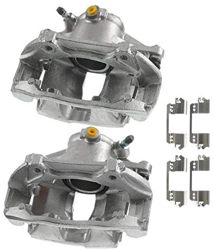Frankberg 2x Bremssattel Bremszange Vorne Links Rechts Aluminium mit Halter (Lochabstand Halterung 110mm) Kompatibel mit E-Klasse W211 E200 E220 CDI E-Klasse T-Model Replace# 24204183