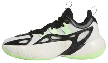 Adidas Unisex - Bambini Trae Young Unlimited 2 Low Shoes Kids, Cloud White/Green Spark/off White, 38 EU