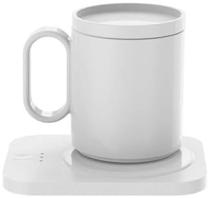 Scaldatazze 2 in 1 for uso domestico, scrivania da ufficio, temperatura costante, set scaldatazze con tazza, scaldacaffè da scrivania, piastra scaldamani intelligente, scaldatazze con spegnimento auto