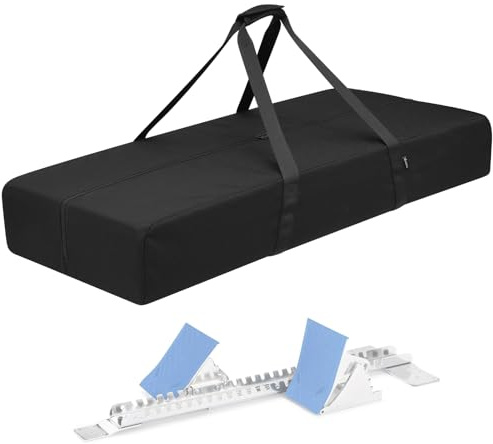 Easecos 39 Starting Block Carry Bag Heavy Duty Starting Block Storage Organizer Bag for Track and Field, Large Portable Duffel Tote with Comfortable Handle for Sports Equipment Travel Camping