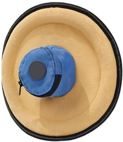 Générique Disque Volant pour Chiens - Disque Toile Douce Interactif - Jouet de Lancer de Léger pour Chien - pour Chiens De Toutes Tailles Sac À Friandises Parc Plage Jardin Pique-Nique Promenade