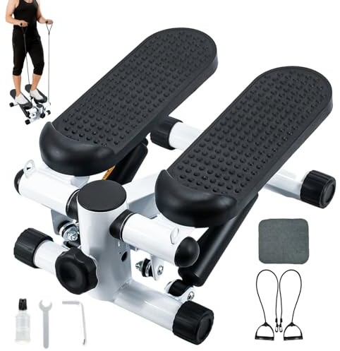 Mini Stepper | Walking with Resistance Band Muscolo Strengthening Machine for Travel Apartment Home Office Gym Indoor Fitness