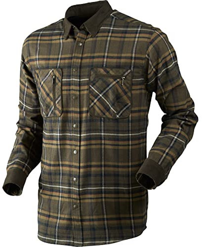 Härkila | Pajala Hemd | Professionelle Jagd Kleidung & Jagd Zubehör für Herren & Damen | Skandinavische Qualität Made to Last | Willow Green Check, L