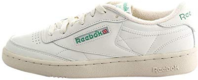 Reebok Club C 85 Vintage, Sneaker Unisex - Adulto, Top Chalk Paperwhite Glen Green, 41 EU