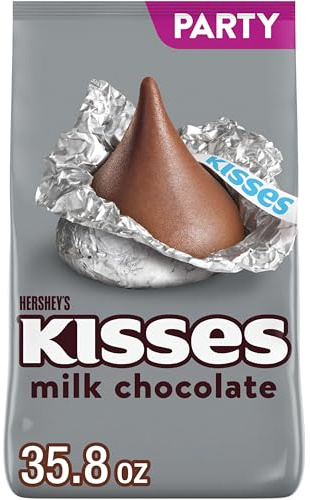 HERSHEY'S KISSES Milk Chocolate Candy Party Pack, 35.8 oz