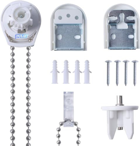 26mm Metal Roller Blind Spares, Upgrade Metal Bracket Roller Blinds Fittings Replacement Kit for Windows by Swess