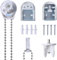 25mm Metal Roller Blind Spares, Upgrade Metal Bracket Roller Blinds Fittings Replacement Kit for Windows by Swess