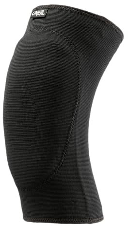 O'NEAL | Protection de genoux | BMX MTB Downhill | Matériaux respirants et à séchage rapide | SUPERFLY Knee Guard V.24 | Adulte | Noir Blanc | Taille L