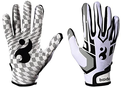 Vepoty Fußball-Empfängerhandschuhe, rutschfeste American-Football-Handschuhe, verbesserte Leistung, Sporthandschuhe mit hohem Grip