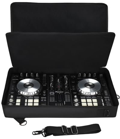 Hzycwgone Funda para Hercules Inpulse 500,para Pioneer DJ DDJ-SR2/DDJ-SR,para Native Instruments Traktor Kontrol S4 Mk3,DJ Controller Estuche Viaje Transporte Bolso Hombro Mochila para Auriculares