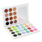 Volumoon Professional Makeup Lidschattenpalette, 36 Farben Glitzer Lidschatten Palette mit Spiegel, Make-Up Paletten Bunt, Matt und Schimmernde, für Urlaubs und Alltags Make-up