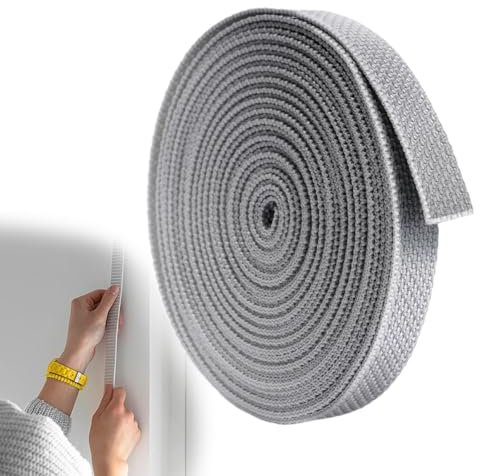 Roller Shutter Strap, High Tear-Resistance Webbing, Roller Shutter Strap for Roller Shutters, Durable Grey Roller Shutter Belt Repair Kit, Non-Slip, Durable, Tear-Resistant, UV-Resistant, 6 m x 14 mm,