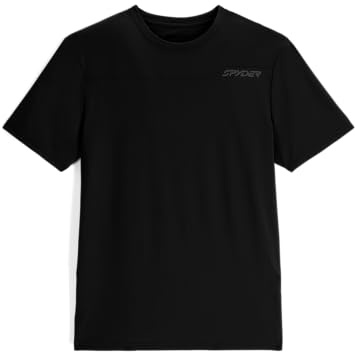 Spyder, ARC SS Crew, Men's, Black, XL