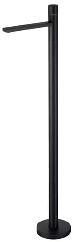 MRKU Grifo de bañera de pie, Lavabo de baño, grifos de latón para Agua fría y Caliente, bañera.