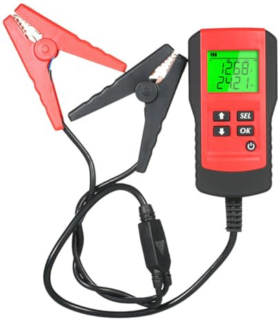 TOKIDNY Tester Batteria Auto 12v Compatto e Leggero, Analizzatore di Batterie per Auto, Camion e Moto, Strumento Diagnostico per Officine e Fabbriche Automobilistiche