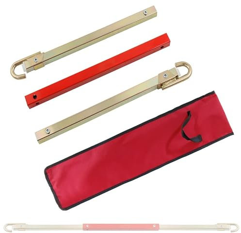 CCLIFE Barra di Traino Auto 2500kg 180cm Asta da Rimorchio di Sicurezza per Trainare Auto