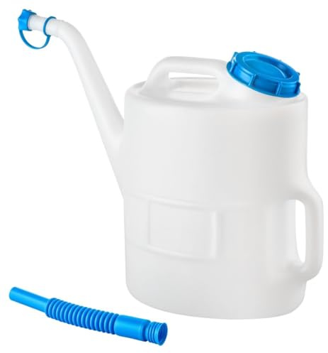hünersdorff Dricksvattenkanna | påfyllningskanna | 13 liter, livsmedelssäker av HDPE, låsbar, 2 handtag, perfekt för husvagn, husbil och camping, naturfärger