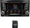 Amaseaudio Wince Autoradio, 2 Din, Kompatibel mit Audi A4 S4 RS4 2002-2007, 7 Touchscreen, Eingebauter DVD-Player, Unterstützung GPS Navigation(inklusive SD-Karte mit Karte), USB Port