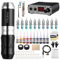 STIGMA Kit de Tatuaje Completo Rotativa Pluma Maquina para Tatuar 10 Colores Tintas, Fuente de Alimentacion Digital 10pcs Cartuchos de Tatuaje y Instruccion STP35KITP192-5