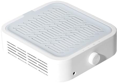 Aspirateur À Ongles Turbo Brushless 120w Aspirateur À Poussière Professionnel Studio De Manucure & Maison Avec Filtre, Aspirateur Silencieux Pour Ongles, Aspirateur De Table Puissant